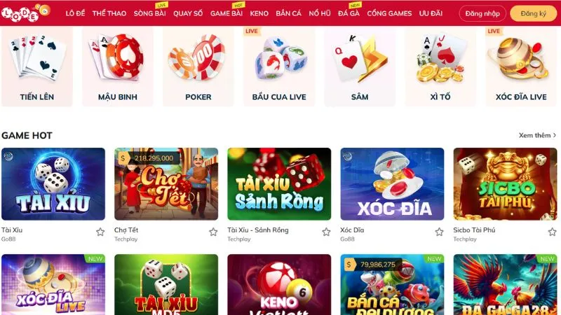 Danh mục trò chơi hấp dẫn