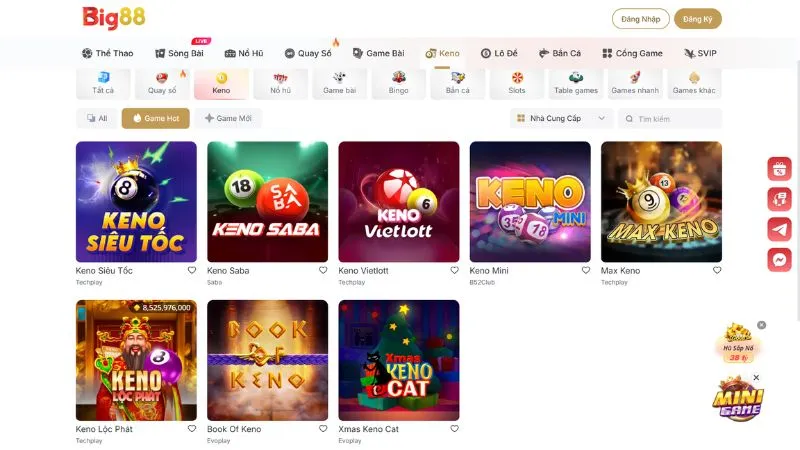 Keno và xổ số